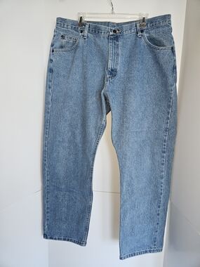 Mens Wrangler Light Blue Straight Leg Jeans 40x30